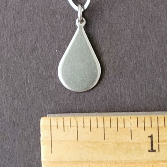 TEARDROP Oval Stainless Steel Lever Back Earrings Minimalist - Picture 6 of 6